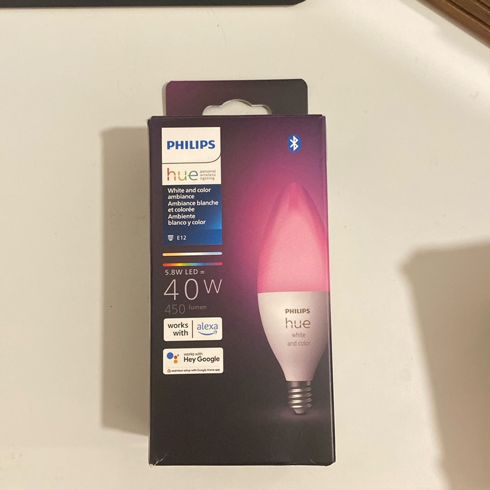 Phillips Hue E12 40 Watt